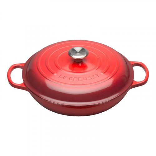 Le Creuset Gourmetprofitopf Signature Gourmet-Profitop kirsikanpunainen 30 cm / 3,2 L